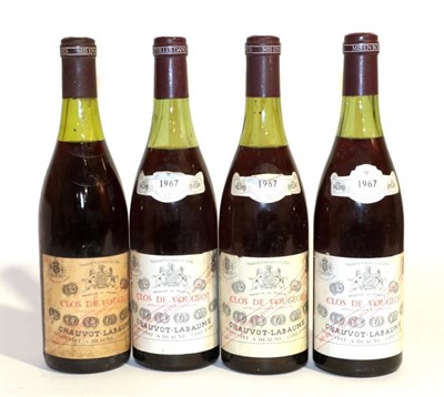 Lot 2161 - Clos Vougeot Chauvot Labaume 1967 4 bottles