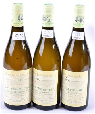 Lot 2176 - Michael-Colin Deleger et Fils, Chassagne Montrachet 1999, 1er Cru La Chenevottes 3 bottles