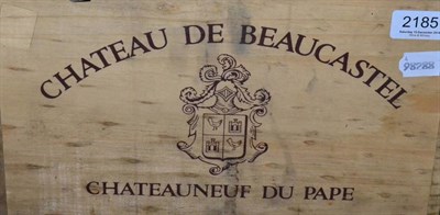Lot 2185 - Chateau de Beaucastel Chateauneuf de Pape 1997 12 bottles