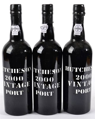 Lot 2251 - Hutcheson Vintage Port 2000 3 bottles