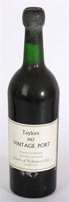 Lot 2255 - Taylors Vintage Port 1963 6 bottles