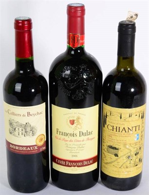 Lot 2269 - 24 bottles of wine to include Chateau Haut Giron 2003 1 bottle, Chateau Les Gauries 2009 1 bottle