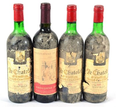 Lot 2295 - Chateau Le Chatelet 1978 3 bottles. Could this be the wine referred to in the famous Monty...