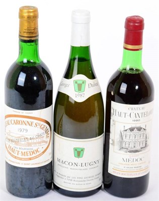 Lot 2299 - 17 bottles of wine to include Chateau Carrone Ste Gemme 1979 Haut Medoc 2 bottles Chateau...