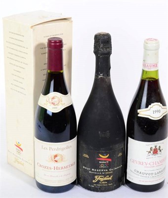 Lot 2302 - Montagny 1er Cru Blanc Caves Buxy 2 bottles, Gevrey Chambertin Chavot Labanne 1990 2 bottles,...