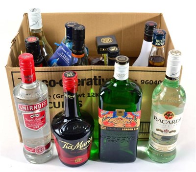 Lot 2308 - Christmas Selection, 12 assorted bottles of spirits (12 bottles in total)