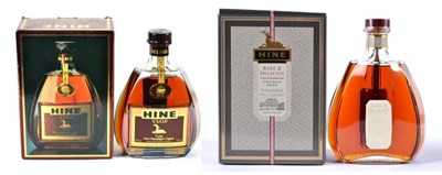 Lot 2312 - Hine Rare and Delicate 1 bottle, Hine Cognac old bottling 1 bottle (2 bottles in total)