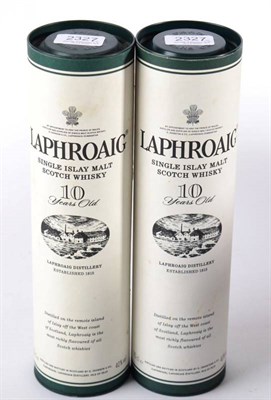 Lot 2327 - The Laphroaig 10 year old 2 bottles