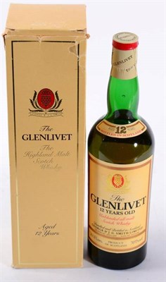 Lot 2334 - The Glenlivet aged 12 years, late '60's/early 70's bottling, 70 proof, 1 bottle