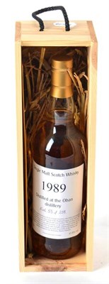 Lot 2341 - Oban 1989 47.8% bottle number 53/258 1 bottle This is a private cask bottling of 24 year old single