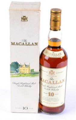 Lot 2343 - Macallan 10 YO, with original box, 1 bottle