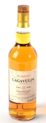 Lot 2360 - Lagavulin 35 year old The Syndicate Bottling, cask 111 distilled 11th January 1979, bottled...