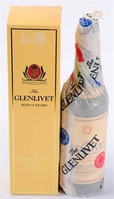 Lot 2362 - The Glenlivet 12 years old 1980's bottling, original carton and tissue, immaculate condition, 1...