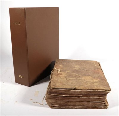 Lot 1 - Breeches Bible The Holy Bible. Printed by Christopher Barker in Pater noster Rowe, at the Signe...