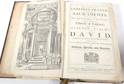 Lot 14 - BCP Book of Common Prayer. Printed by Charles Bill, and the Executrix of Thomas Newcomb,...