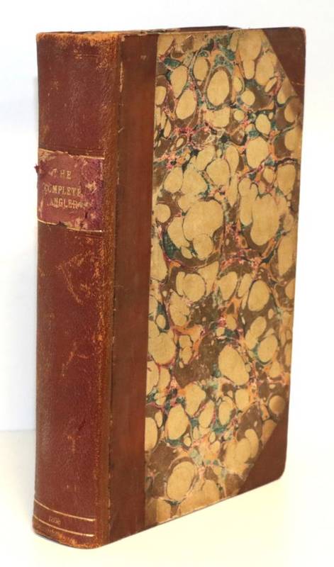 Lot 48 - Walton, Isaac The Complete Angler. Samuel Bagster, 1808. 8vo, half calf over marbled boards,...