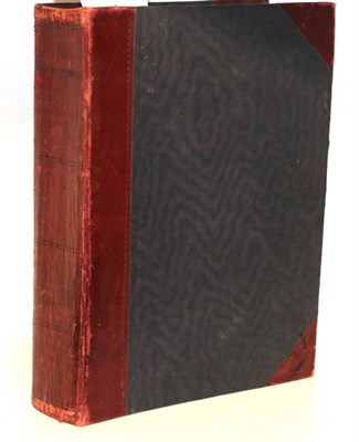 Lot 57 - Burtt, G.F. (compiler) Bound volume of original reference work relating to cross-channel and costal