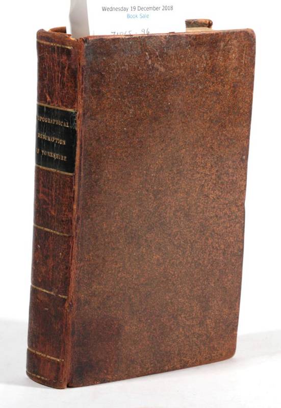 Lot 64 - Cooke (George Alexander) Topographical and Statistical Description of the County of York,...