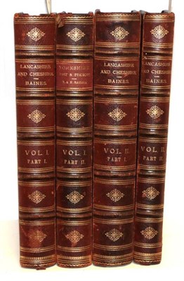 Lot 78 - Baines (Thomas) Lancashire and Cheshire Past and Present, ...with an account of the Rise and...