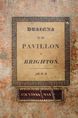 Lot 82 - Repton (Humphry) Designs for the Pavillon at Brighton, Printed for J.C. Stadler, No. 15,...