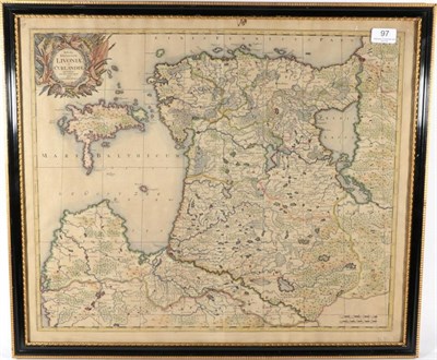 Lot 97 - Valck (Gerard) Tabula Ducatum 'Livoniae et Curlandiae', c. 1700, Amsterdam, hand coloured...