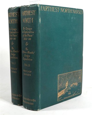 Lot 109 - Nansen, Fridtjof Farthest North. Archibald Constable, 1897. 8vo (2 vols). Org. green cloth...