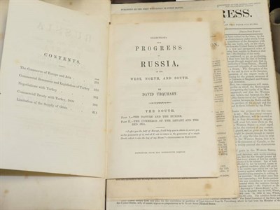 Lot 112 - Urquhart (David); Ironside (Isaac) (Publisher) Russia and the Corn Trade, comprising: How...