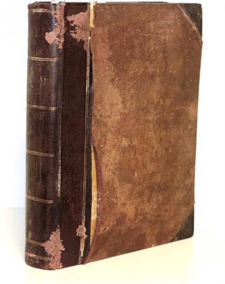 Lot 125 - Boxall, James My Diary in India and Afghanistan 1874 to 1881. 8vo, half leather over boards,...