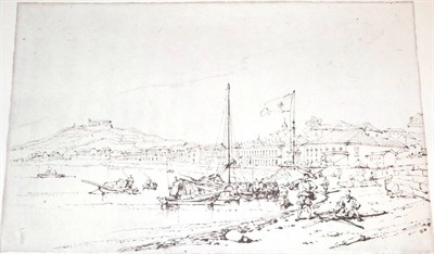 Lot 129 - Chinnery, GeorgeA portfolio of six drawings after George Chinnery 1774-1852 depicting scenes of...