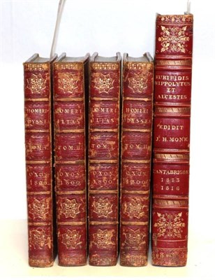 Lot 177 - Homer Iliad and Odyssey, With a Collation of Harleian MSS 5674 by Richard Porson at rear of IV....