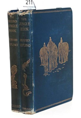 Lot 211 - Kipling (Rudyard) The Jungle Book, reprint and 'The Second Jungle Book' first edition, ex...