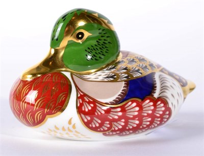 Lot 13 - A Royal Crown Derby paperweight, Bakewell Duck, with box and no certificate