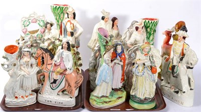 Lot 80 - A quantity of Staffordshire figures