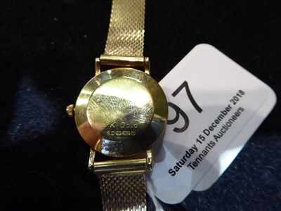 Lot 97 - A lady's 9 carat gold wristwatch signed Rotary
