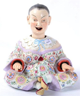 Lot 205 - A German Oriental figure with nodding head