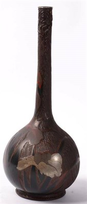 Lot 225 - A Japanese bottle vase