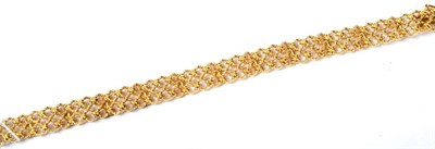 Lot 239 - A 9 carat gold bracelet, 15.9g gross