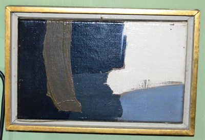 Lot 1021 - Gordon (Kit) Barker (20th century), Sea coast, inscribed signed and dated 19(62), oil on...