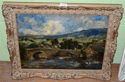 Lot 1034 - James Levin Henry (1855-1929) Wensleydale, signed, oil on canvas, 38.5cm by 54cm