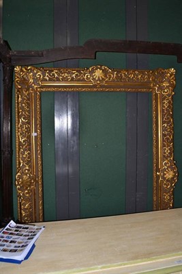Lot 1190 - A gilt gesso picture frame