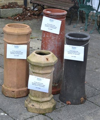 Lot 1248 - A group of four chimney pots