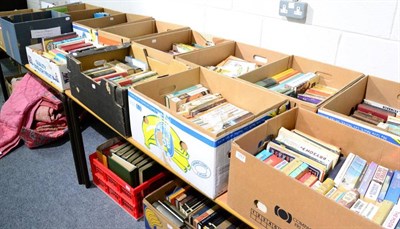 Lot 1257 - sixteen boxes of books, principally literature