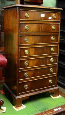 Lot 1297 - A reproduction mahogany music cabinet