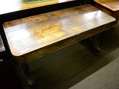 Lot 1332 - A 19th century rosewood library table