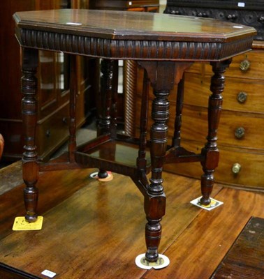 Lot 1363 - A late Victorian walnut centre table