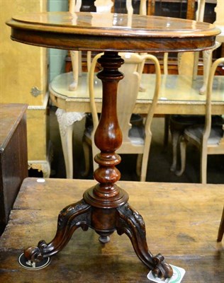 Lot 1373 - A late Victorian burr walnut topped occasional table