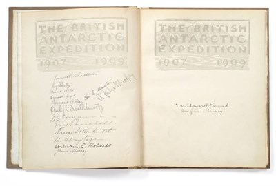Lot 2 - Shackleton (Ernest H.) The Heart of the Antarctic, Being the Story of the British Antarctic...