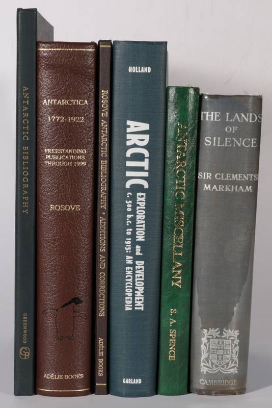Lot 28 - Rosove (Michael H.) Antarctica, 1772-1922, Freestanding Publications through 1999, 2001, [with]...