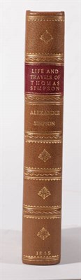 Lot 71 - Simpson (Alexander) The Life and Travels of Thomas Simpson, the Arctic Discoverer, Richard Bentley