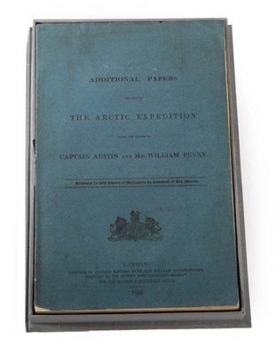 Lot 83 - Arctic Blue Books Additional Papers Relative to the Arctic Expedition under the Orders of...